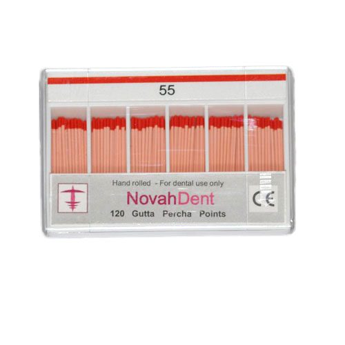 NovahDent Standard Gutta Percha (GP) Points (Size 55)