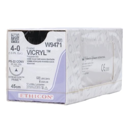 Ethicon Vicryl Suture (USP 4/0)