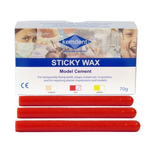 Kemdent Sticky Wax Red (70g)