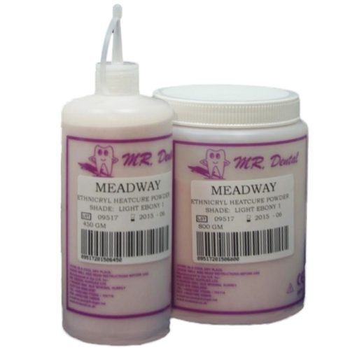 Ethnicryl Denture Base Heat Cure Light Ebony (800g)