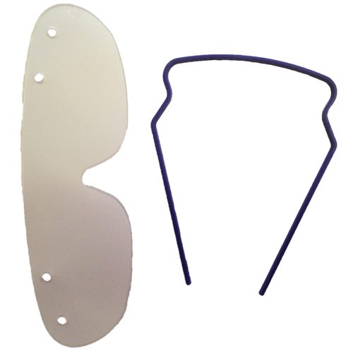 NovahDent Eye Shields With Black Frames