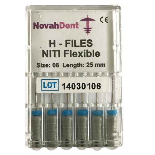 NovahDent H Files Size 08 (25mm Long)