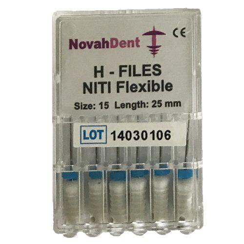 NovahDent H Files Size 15 (25mm Long)