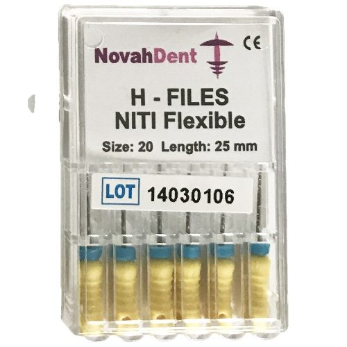 NovahDent H Files Size 20 (25mm Long)