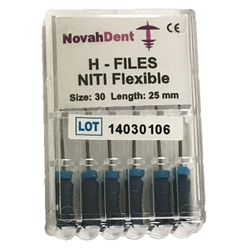 NovahDent H Files Size 30 (25mm Long)