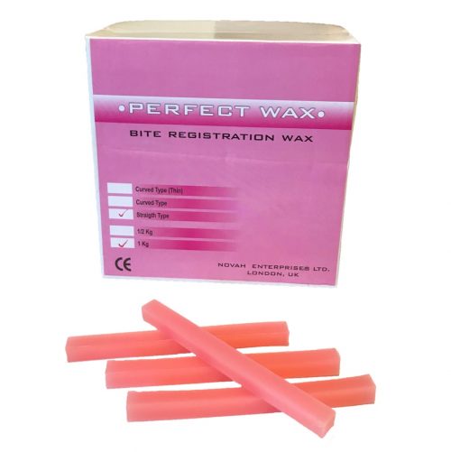 Perfect Wax Bite Rim Blocks Straight Pink 1Kg (100 Pieces)