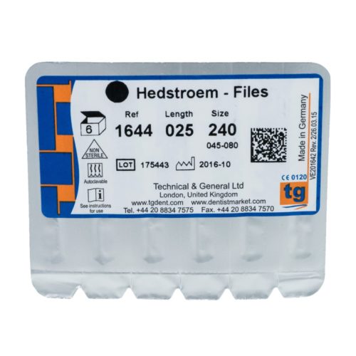 Tg H Hand Files Nickel Titanium Steel (21mm Long) - Image 5