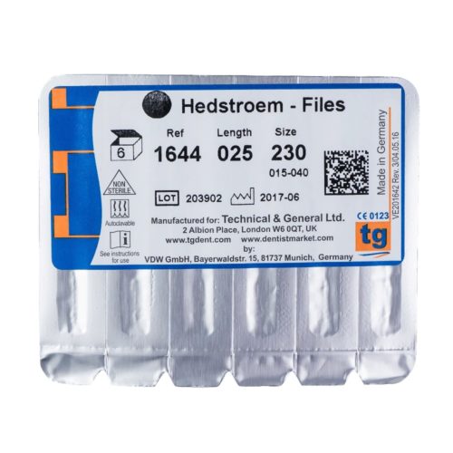 Tg H Hand Files Nickel Titanium Steel (21mm Long) - Image 4