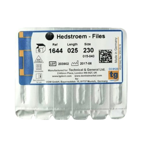 Tg H Hand Files Nickel Titanium Steel (21mm Long) - Image 3