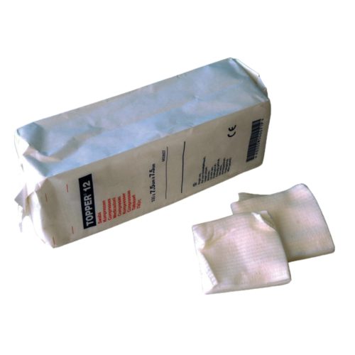 Topper 12 Gauze Swab Non-Sterile (7.5cm x 7.5cm)