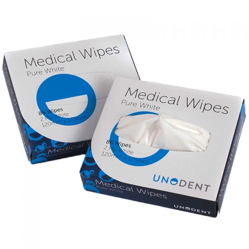 UnoDent 2 Ply Medical Tissue Wipes (72 boxes)
