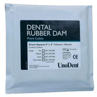 Unodent Latex Rubber Dam Sheets Heavy 6" x 6" (152 x 152mm)